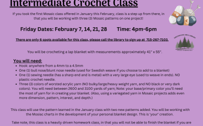 Intermediate Crochet Class